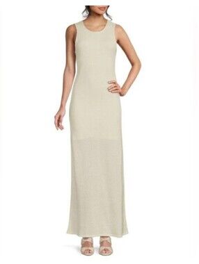 Rag & Bone Carine Maxi Knit Dress Sage Green Size L